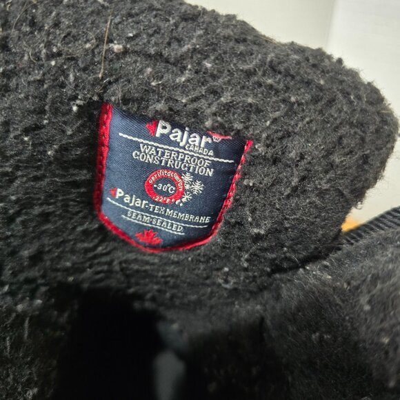 Pajar Canada Trooper 2.0 Lace Up Black Waterproof Winter‎ Boots Mens Size 13 main image 10